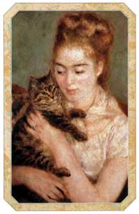 Donna con gatto